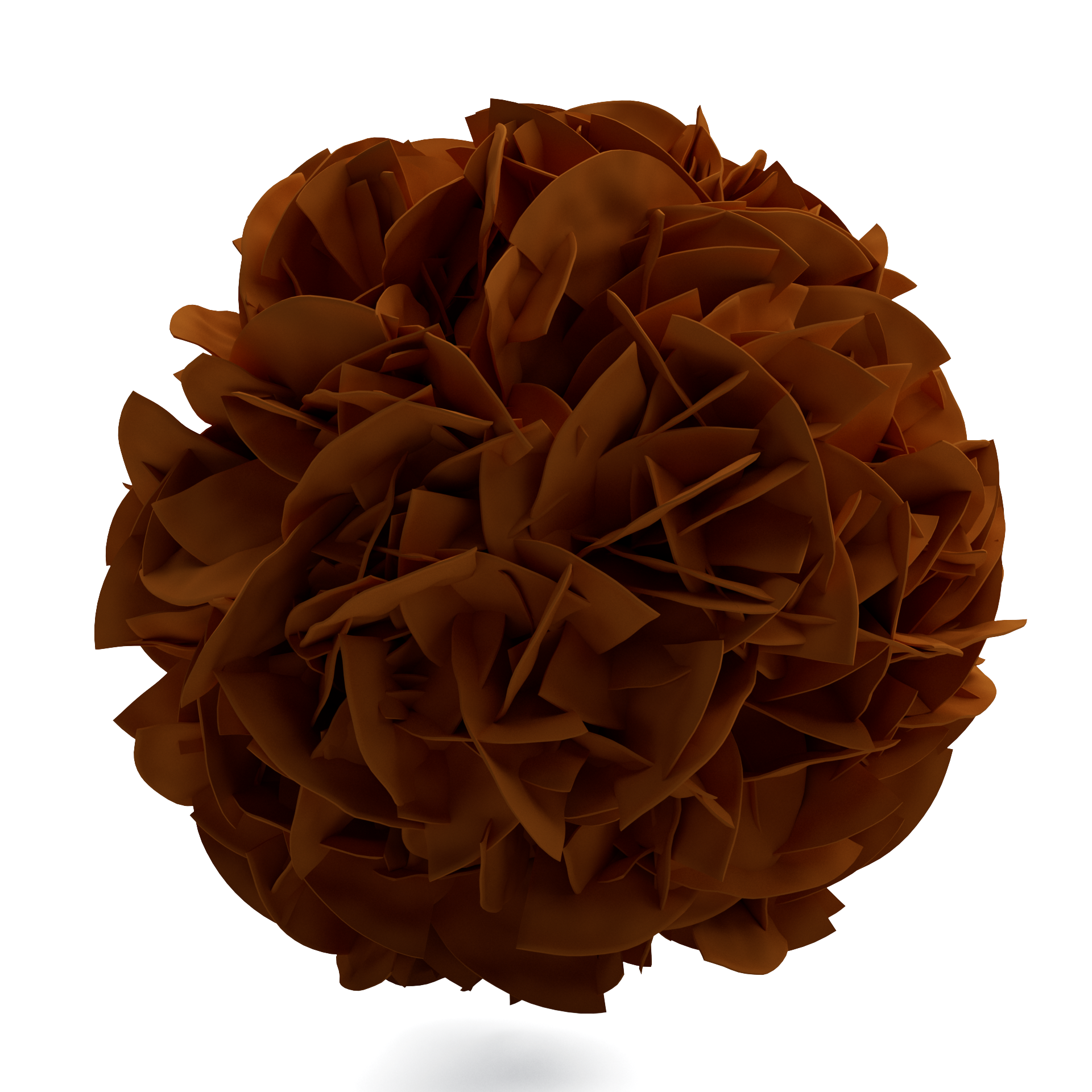 微球纳米花3D模型