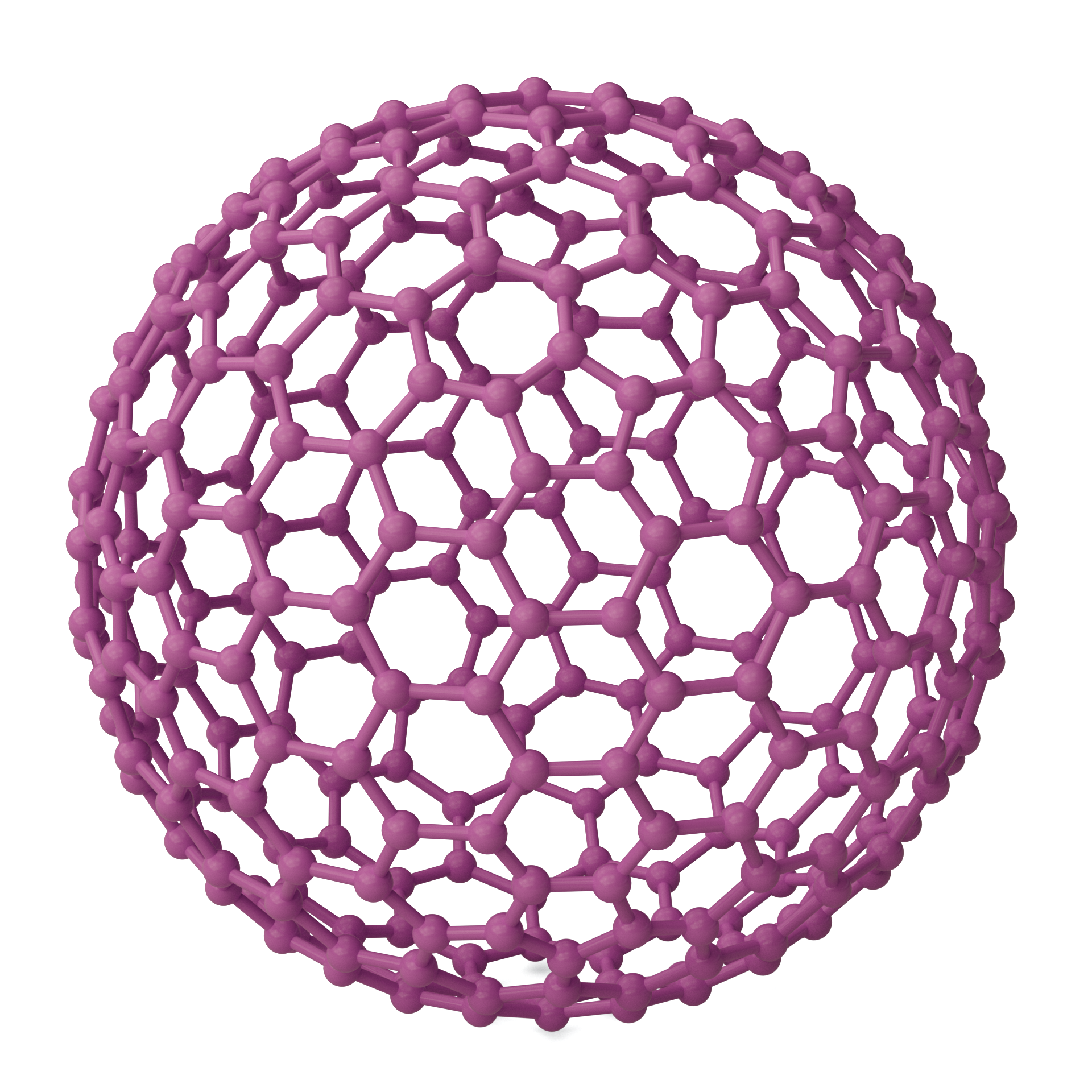 球形石墨烯3D模型